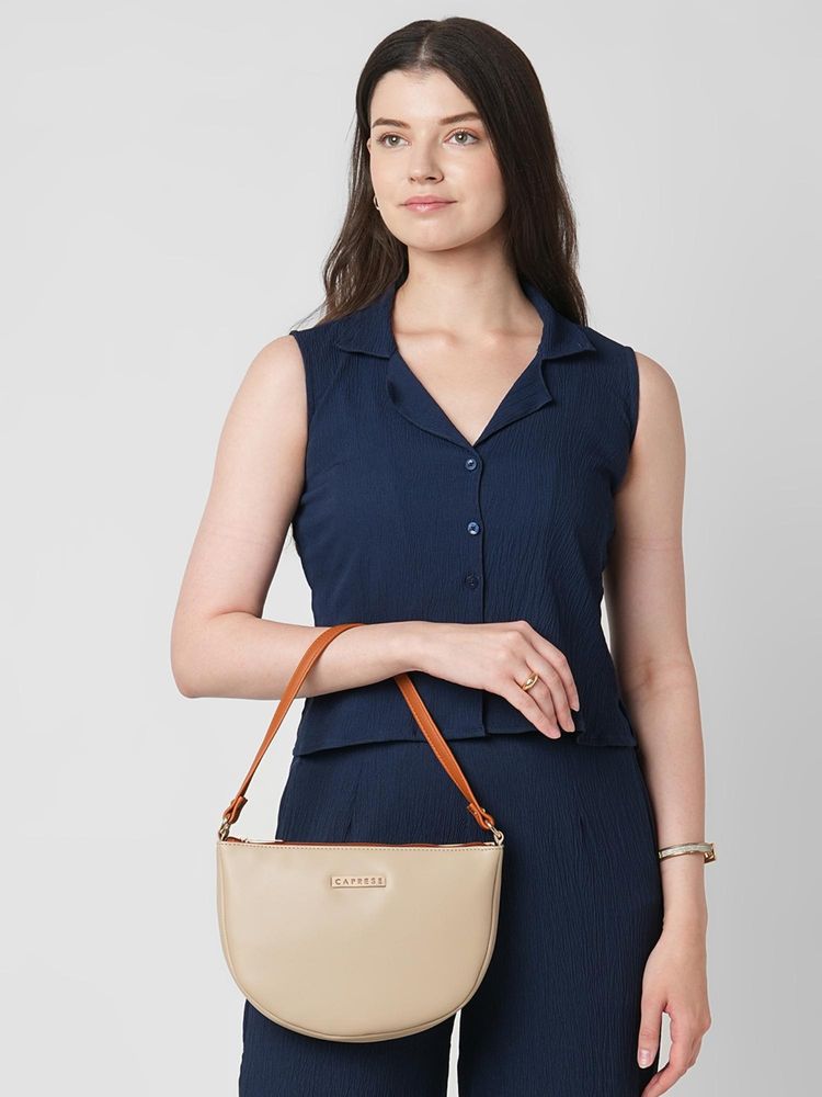 Caprese Women Ginger Beige Medium Handbag-picture-11