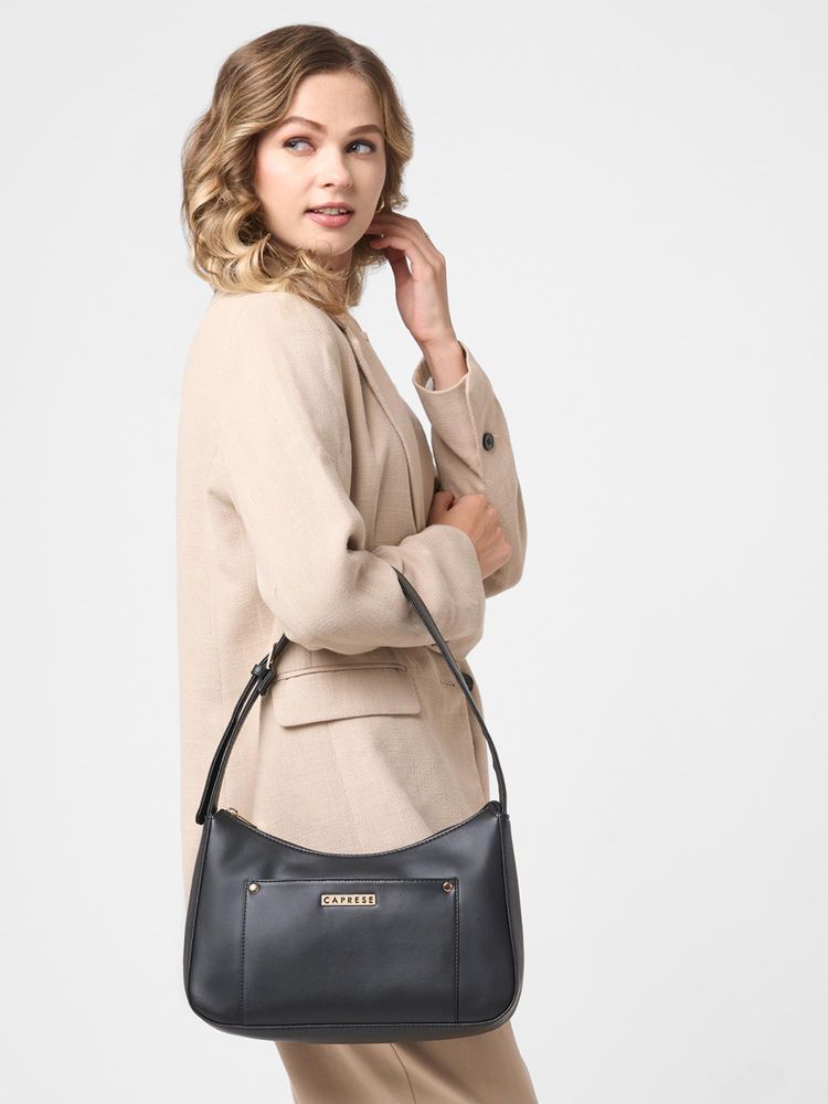 Caprese Women Selma Black Medium Hobo Handbag-picture-18
