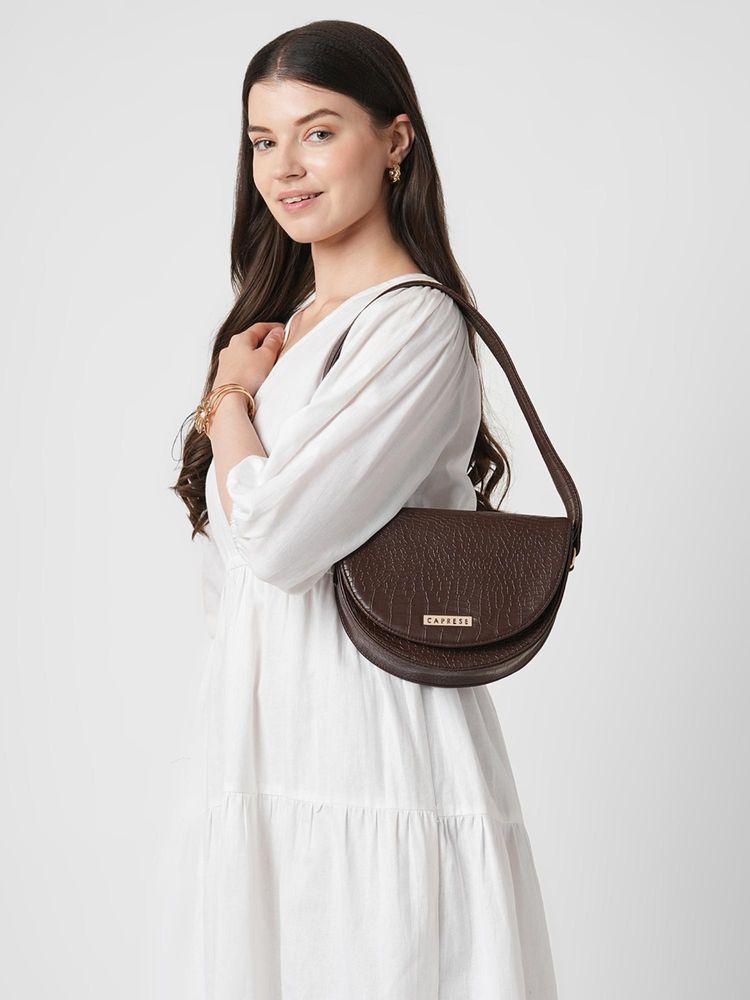 Caprese Women Julie Brown Small Satchel Bag-image-27