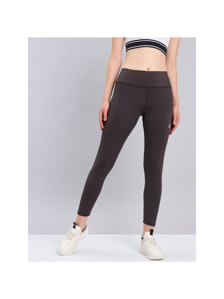 Technosport Grey Solid Skinny Fit Tights-picture-20