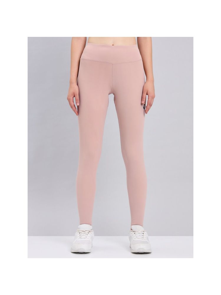 Technosport Pink Solid Skinny Fit Tights-picture-27