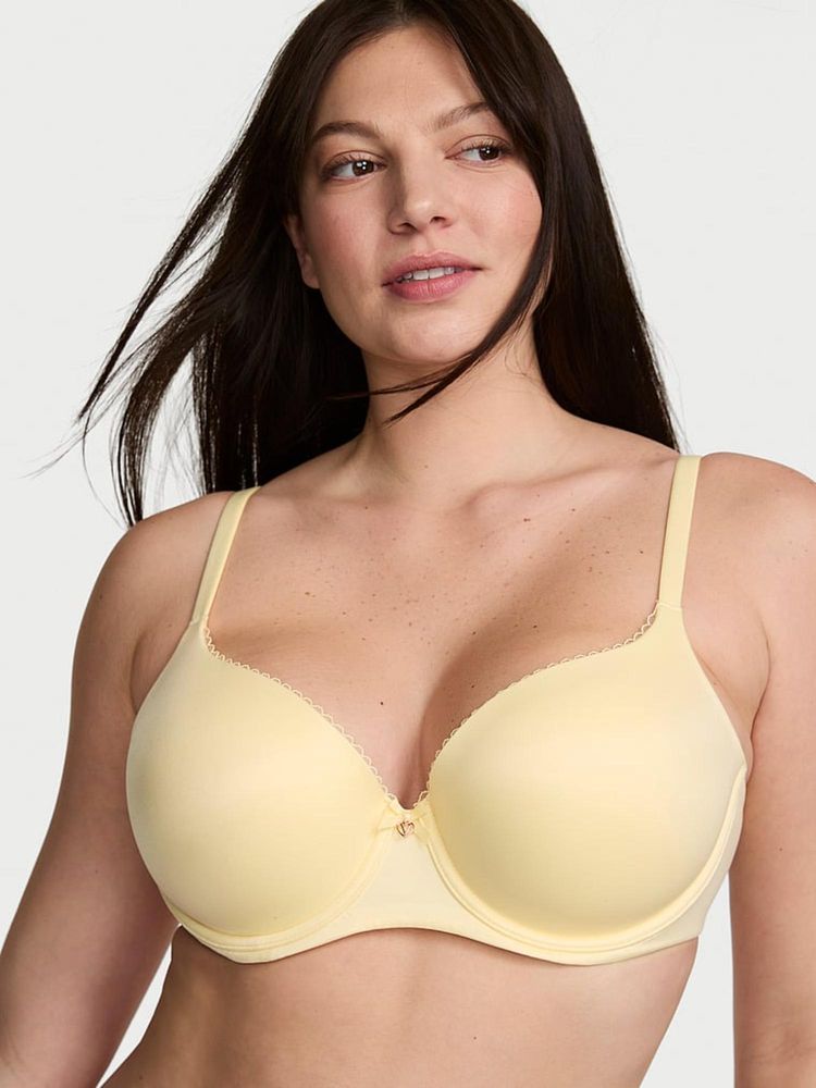 Victoria's Secret Yellow Lightly Lined Smooth Demi Bra-image-9