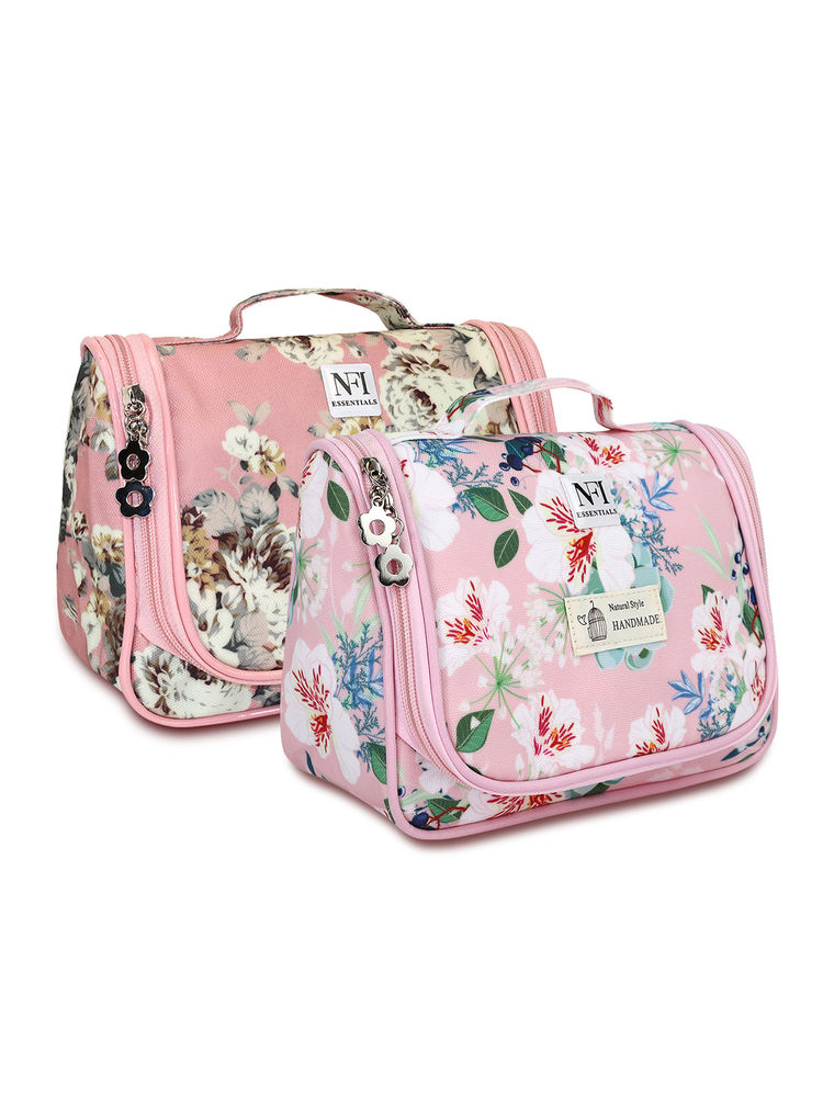NFI Essentials Pack of 2 Multifunctional Cosmetic Bag With Hook for Travel-picture-11
