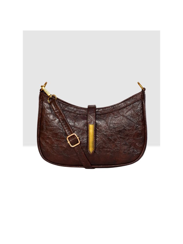 ESBEDA Brown Color Half Moon Sling Bag for Women-picture-16