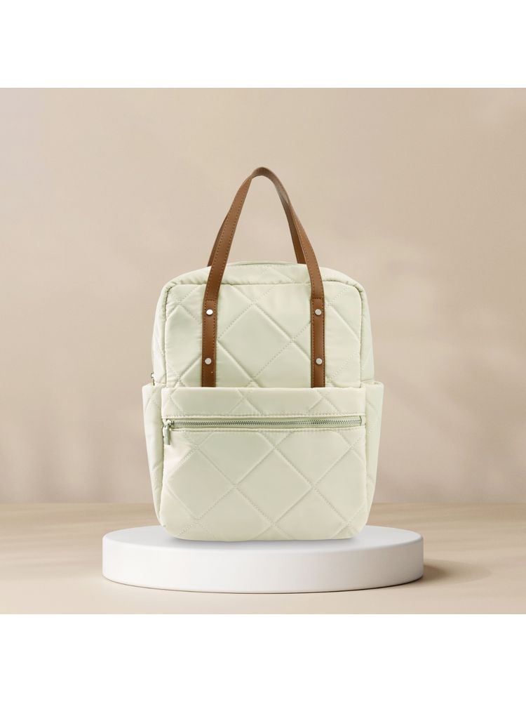 fastrack accessories Fastrack Casual Nylon Laptop Backpack In White-picture-23