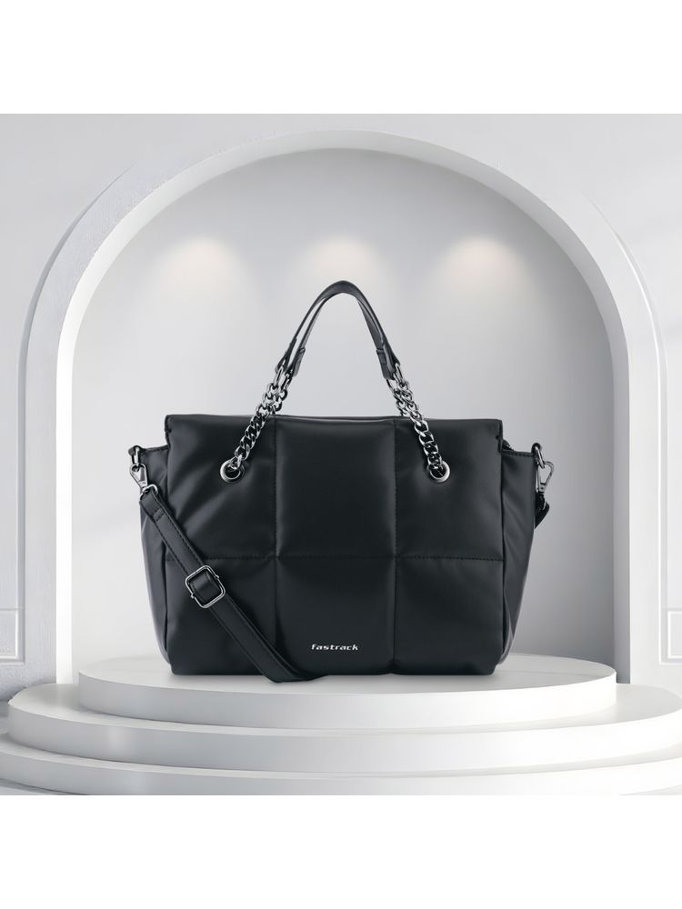 fastrack accessories Fastrack Puff It Up Satchel In Black-picture-28