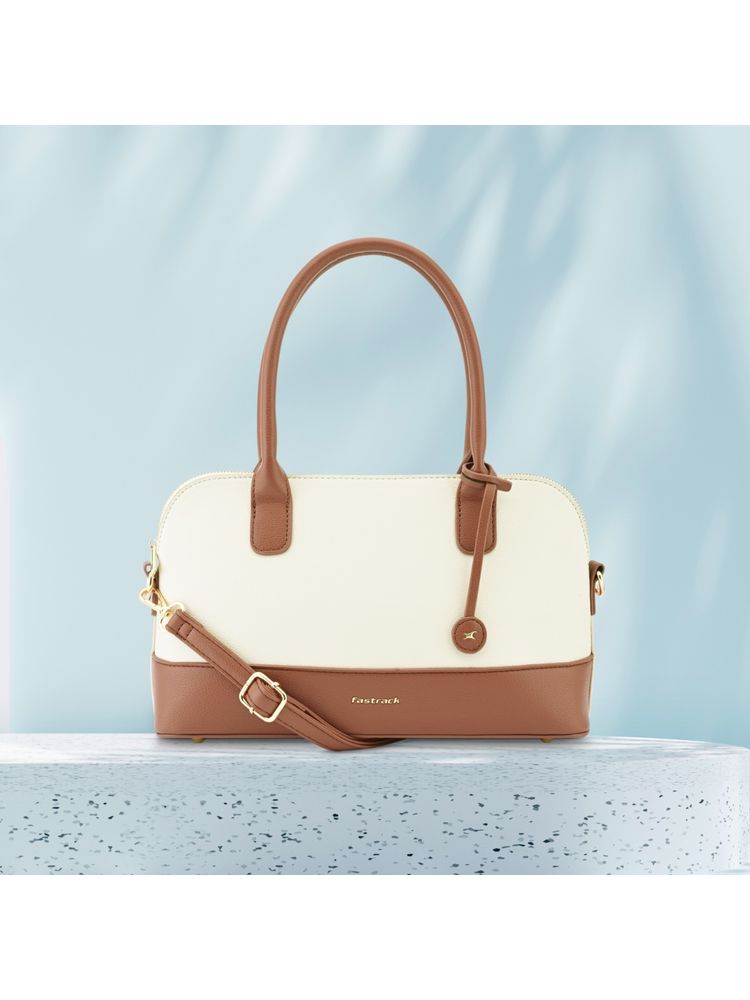 Fastrack Everyday Edge Satchel In White-image-34