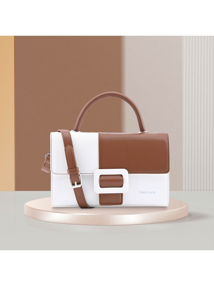 fastrack accessories Fastrack Snap and Style Satchel In White-picture-4