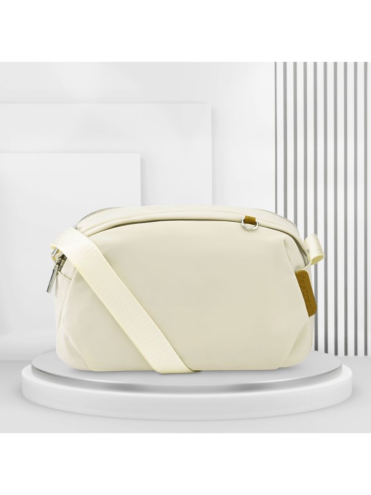 fastrack accessories Fastrack Casual Lightweight Nylon Sling In Off White-picture-16