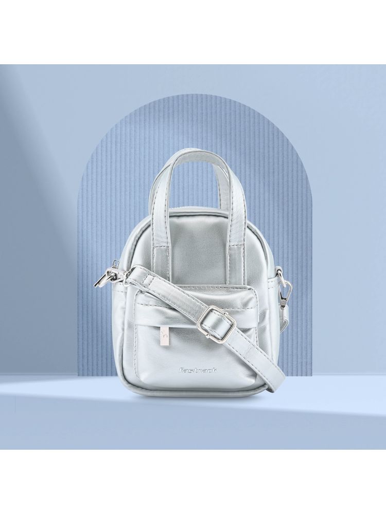 fastrack accessories Fastrack Mini Metallic Sling In Silver-picture-23