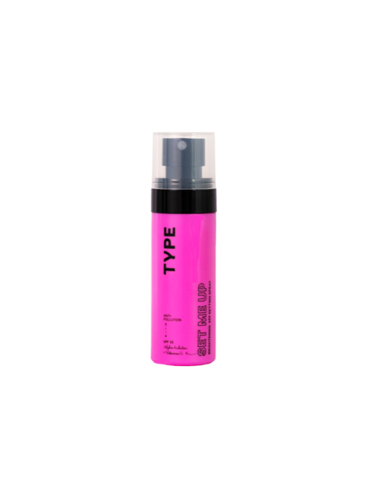 Type Beauty Brightening Setting Spray SPF 35 PA+++ Face Makeup 12Hr Set Vit C Glow-image-42