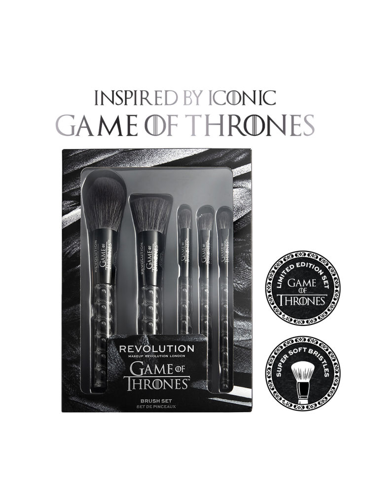 Makeup Revolution X Game Of Thrones 3 Eyed Raven Brush Set-picture-4