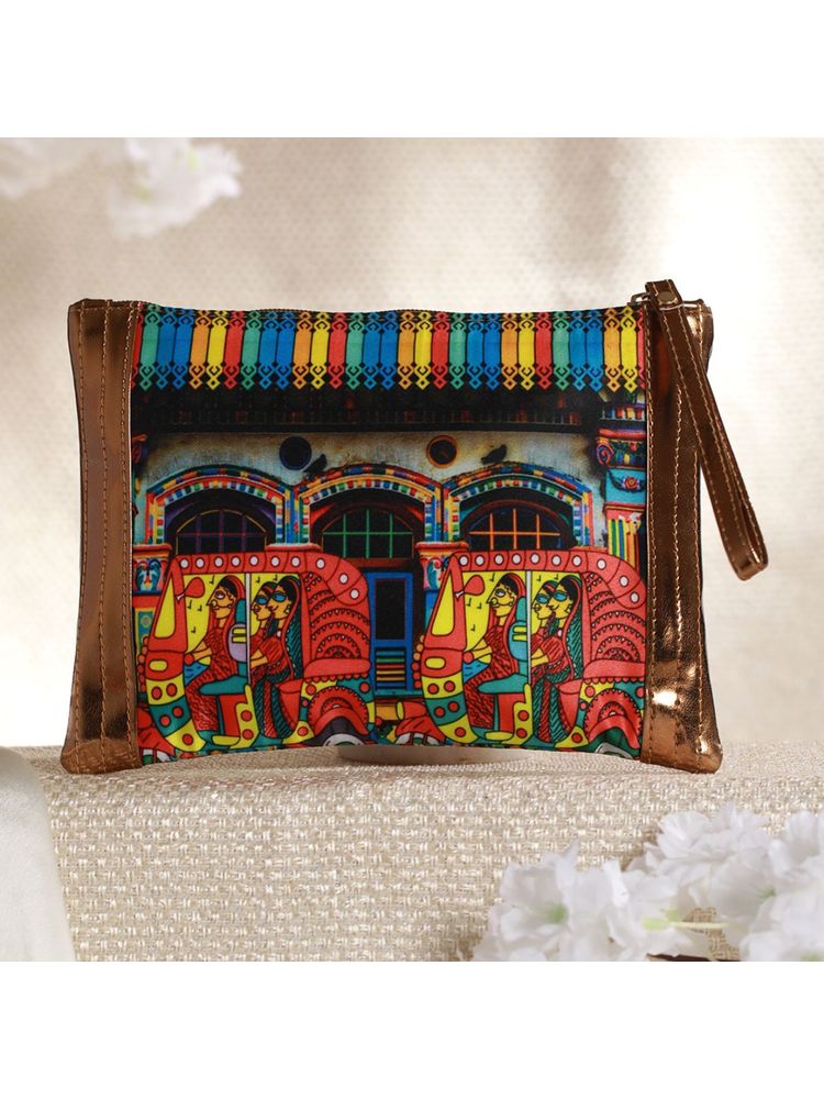 Priyaasi HerSawari Multicolor Printed Zipper Pouch (S)-image-12