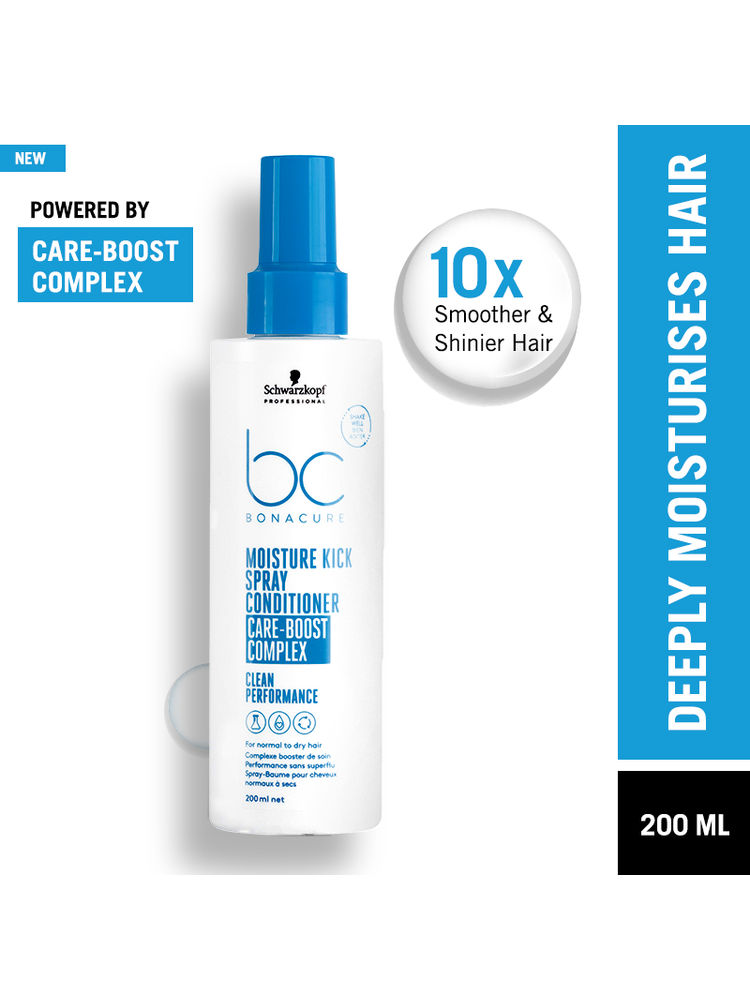 Schwarzkopf Professional Bonacure Hyaluronic Moisture Kick Spray Conditioner Glycerol(200ml)-image-6