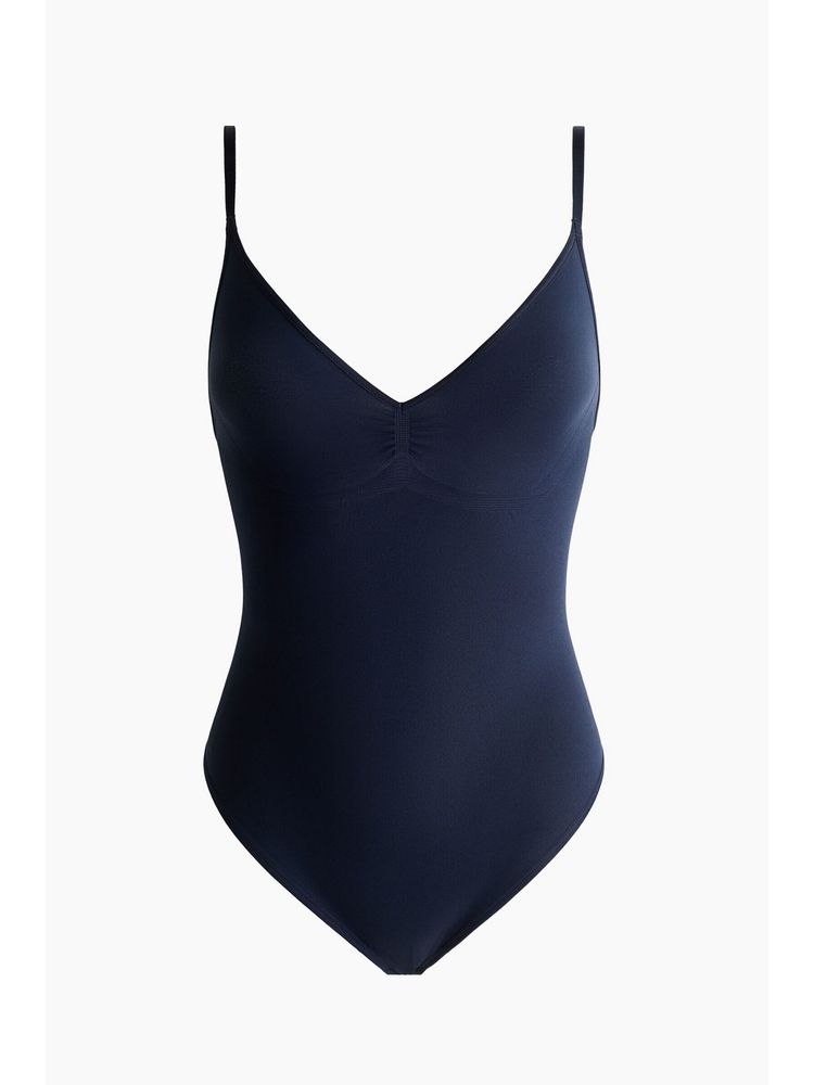 H&M Women Blue Firm Shape Sculpting Thong Body-picture-21