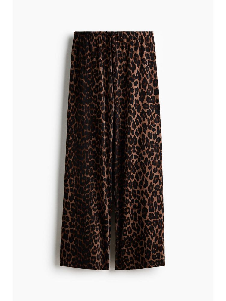 H&M Women Brown Cotton-Blend Pyjama Bottoms-picture-31