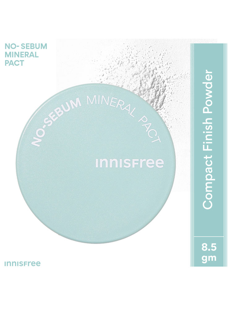 Innisfree No Sebum Mineral Pact For Oil Control & Skin Tone Correction