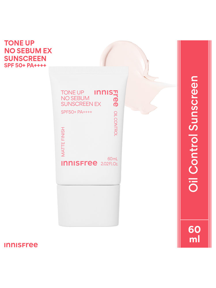 Innisfree Tone Up No Sebum Sunscreen EX SPF 50+ PA++++ For Oil Control - Matte Finish-picture-13