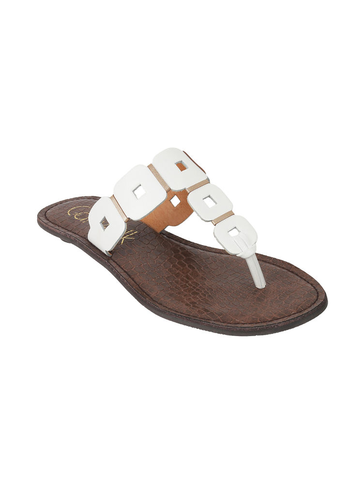 Catwalk Women Casual Slip On White Flats-image-25
