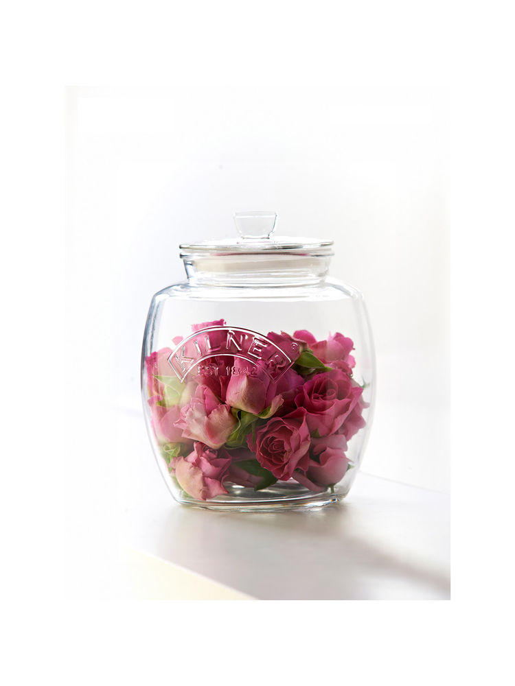 Kilner 2 Litre Universal Clear Glass Storage Jar with Airtight Lid BPA Free & Decorative-image-47