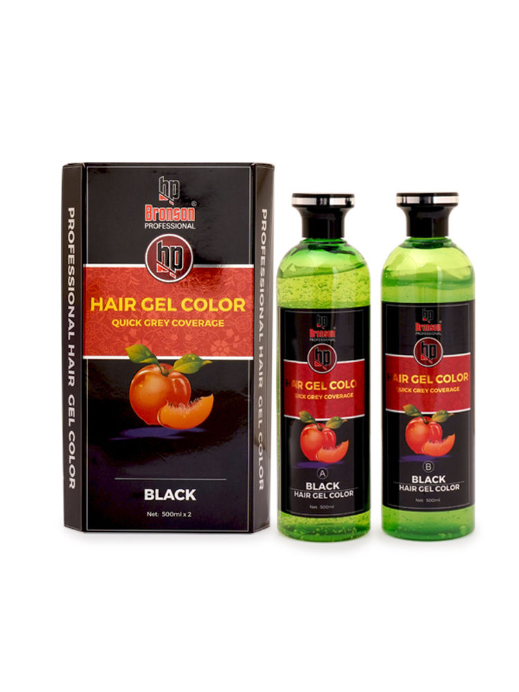 Bronson Professional Black Hair Gel Colour - Pack Of 2-picture-32