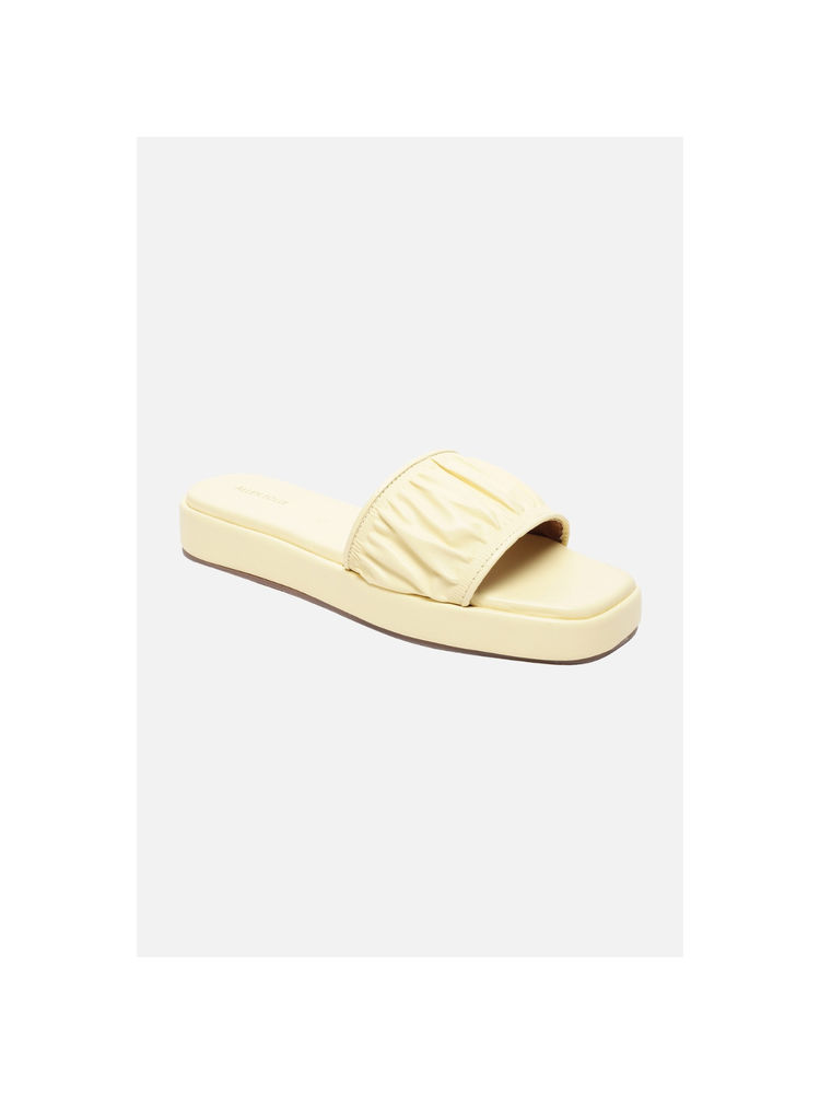 Allen Solly Women Yellow Casual Flatform Sandals-picture-46