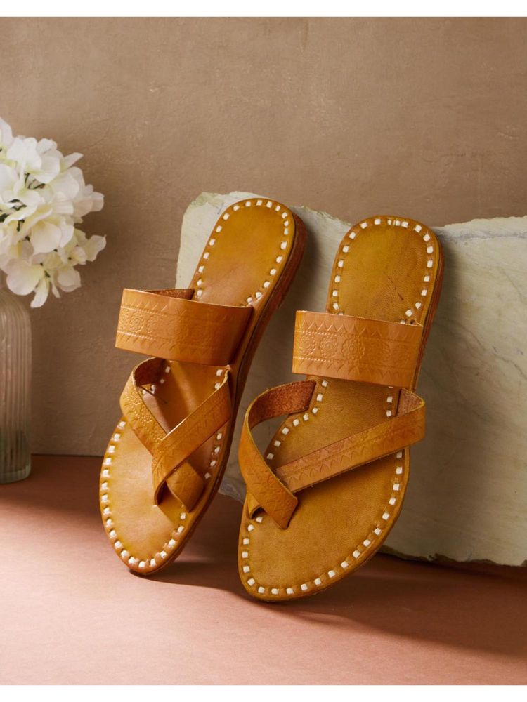 fabindia fashion Fabindia Women Tan Flats-picture-29