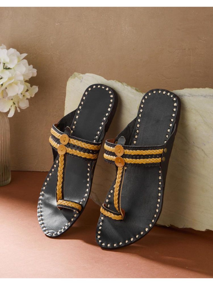 fabindia fashion Fabindia Women Black Flats-picture-26