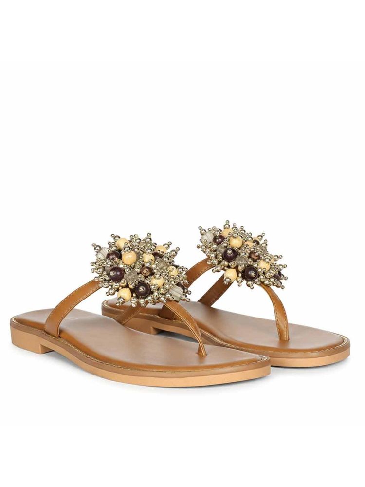 Saint G Women Brown Flats-image-40