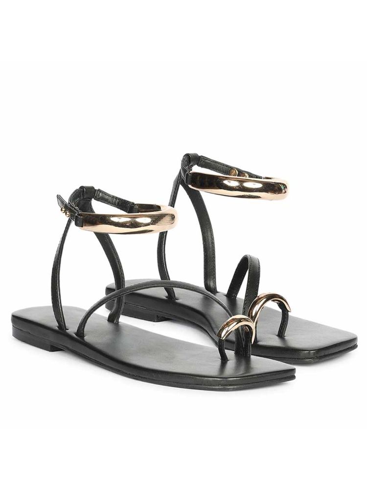 Saint G Women Black Sandals-picture-19