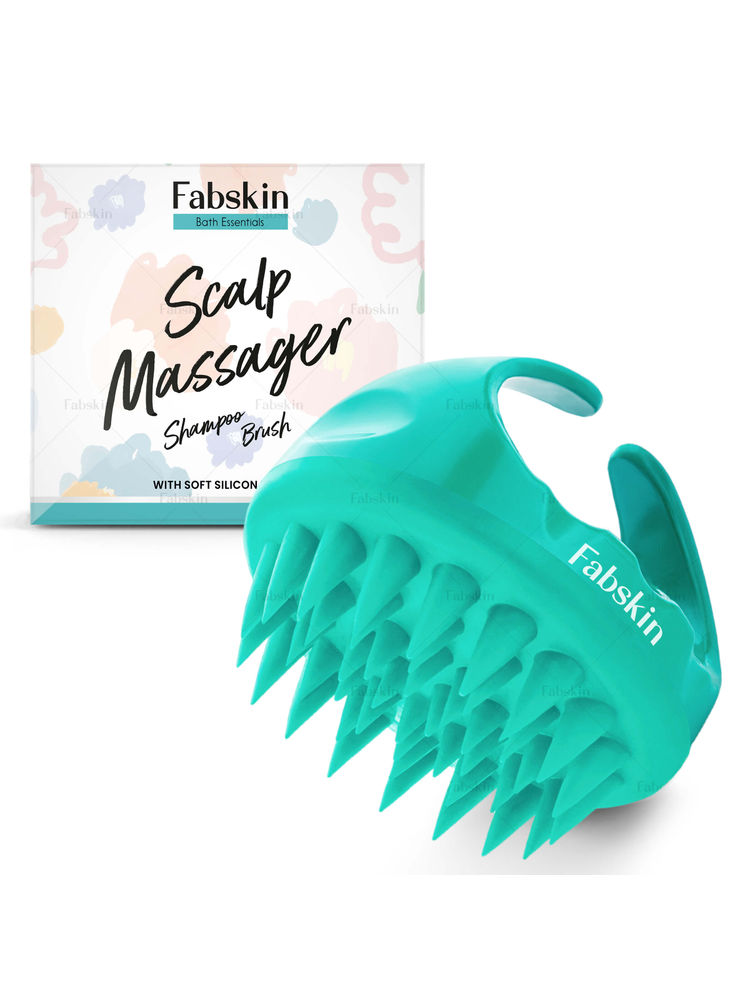 Fabskin Hair Scalp Massager & Shampoo Hair Brush - Aqua Green-picture-11
