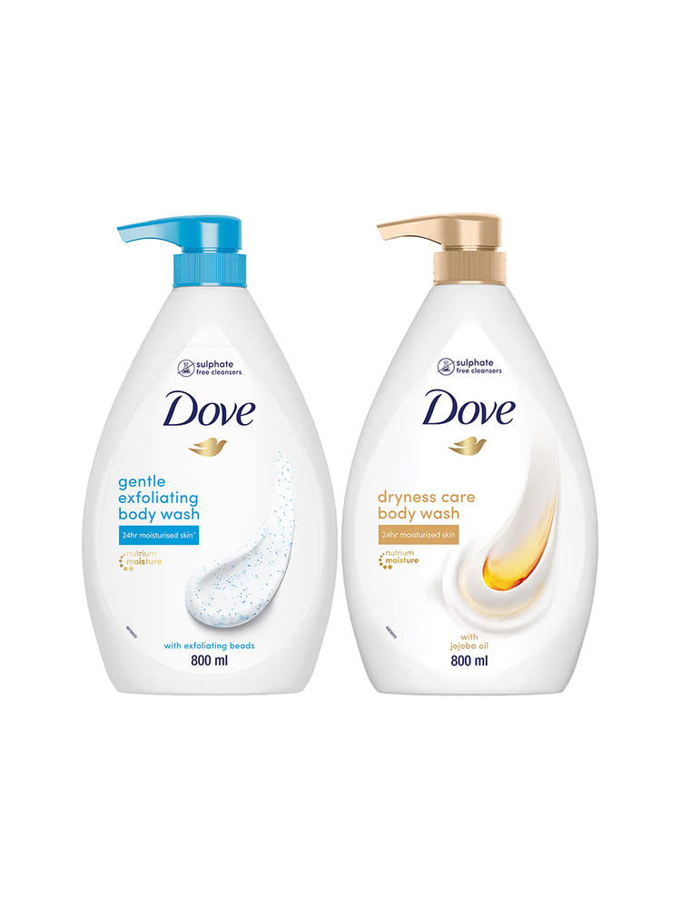 Dove Summer Body Wash Value Pack - Gentle Exfoliating & Dryness Care Combo-picture-12