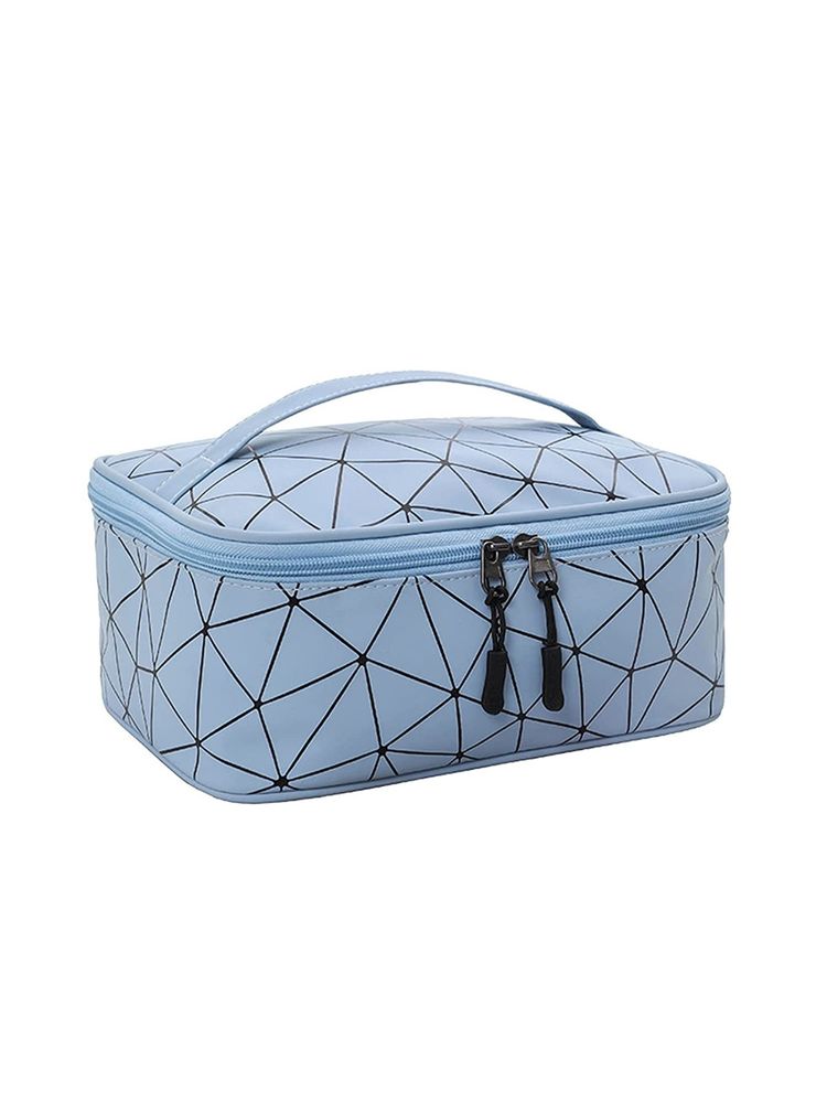 Awestuffs Travel Make Up Hanging Bag Makeup Bag Zipper Pouch For Women & Girls, Waterproof-picture-26