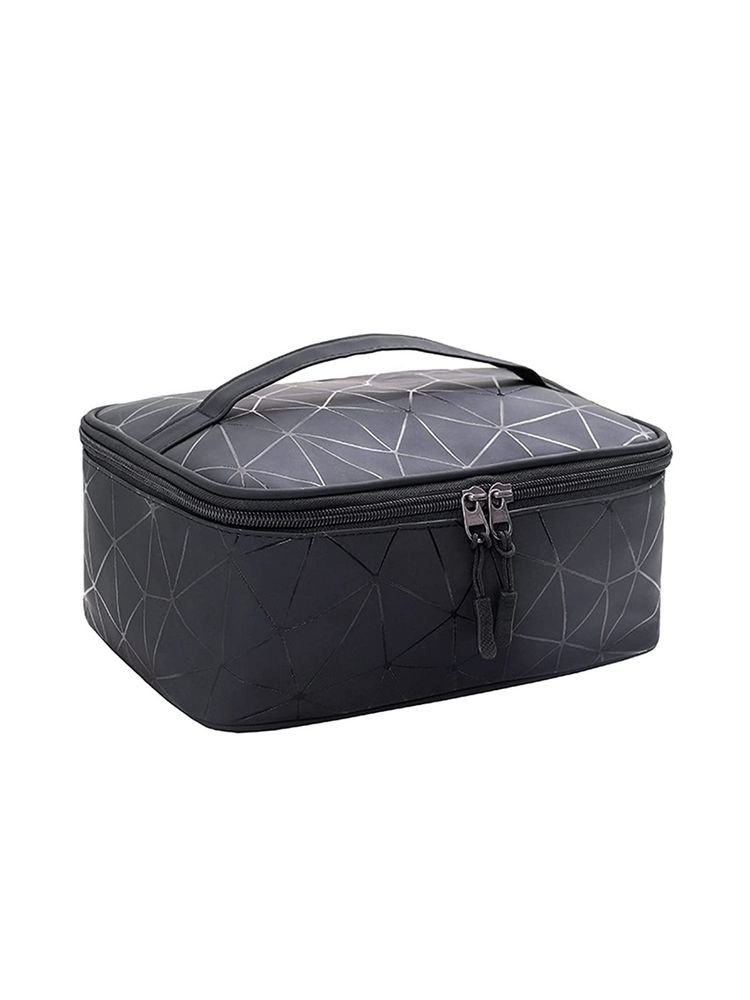 Awestuffs Travel Make Up Hanging Bag Makeup Bag Zipper Pouch For Women & Girls, Waterproof-picture-8