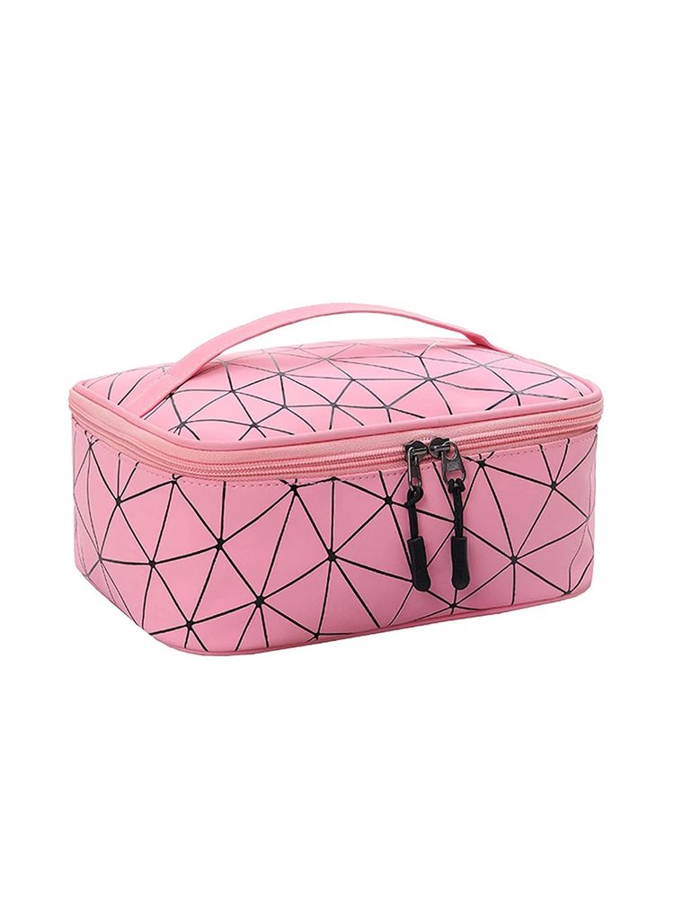 Awestuffs Travel Make Up Hanging Bag Makeup Bag Zipper Pouch For Women & Girls, Waterproof-picture-19
