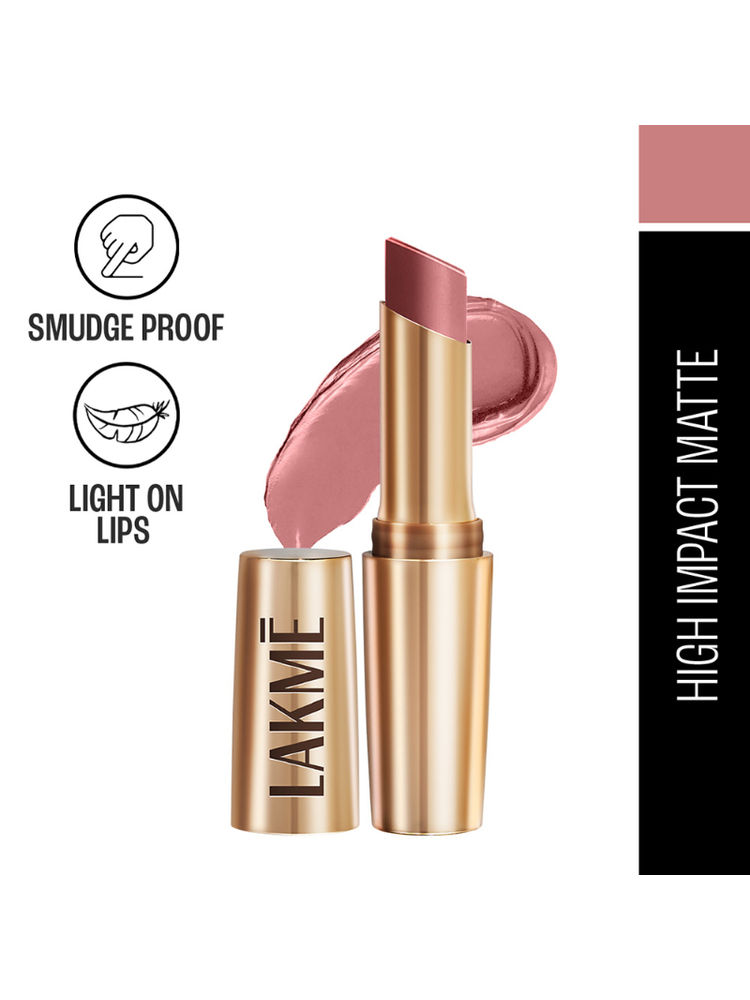 Lakme 9 To 5 Powerplay Priming Matte Lipstick, Lasts hrs
