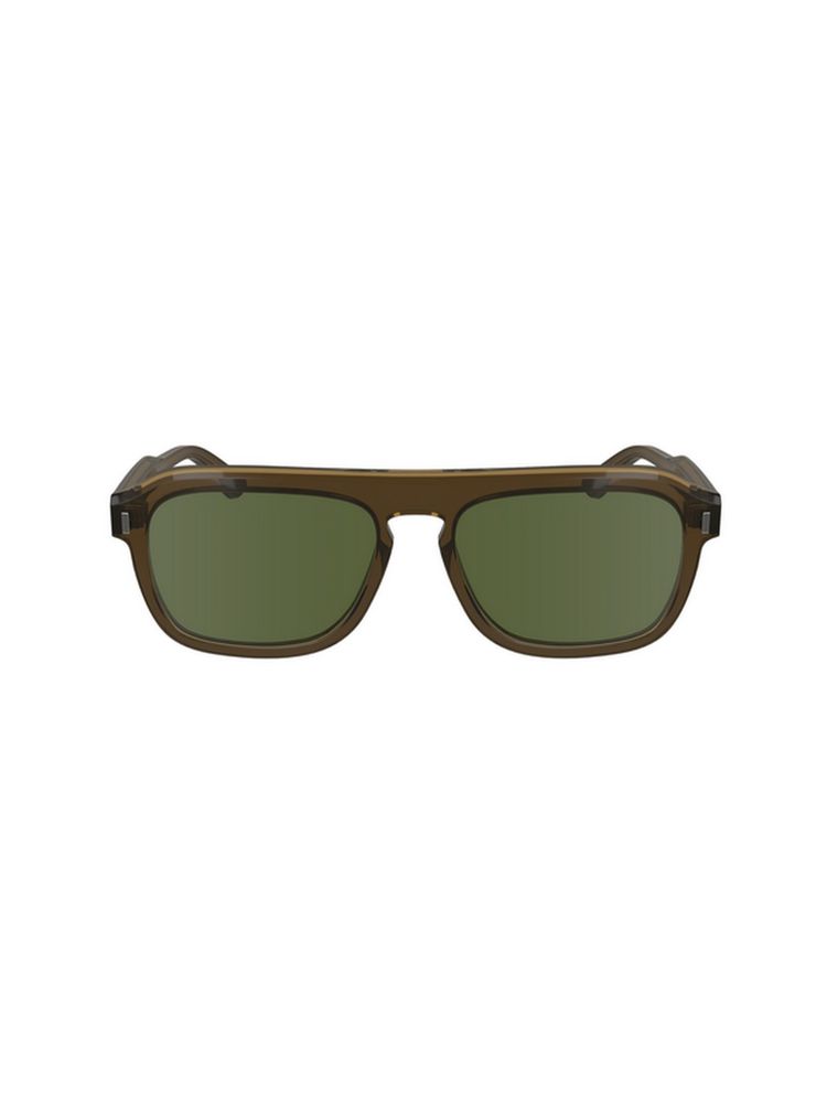 calvin klein fashion Calvin Klein Men Green Lens Demi Rectangular Sunglasses (Ck 24504 200 56 S) 56-picture-13