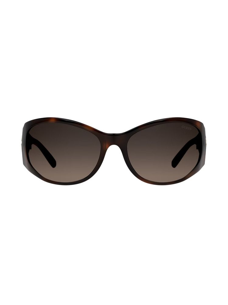 guess fashion Guess Women Brown Lens Oval Sunglasses with 100% Uv Protection (Gu7665 59 52F) 50-picture-19