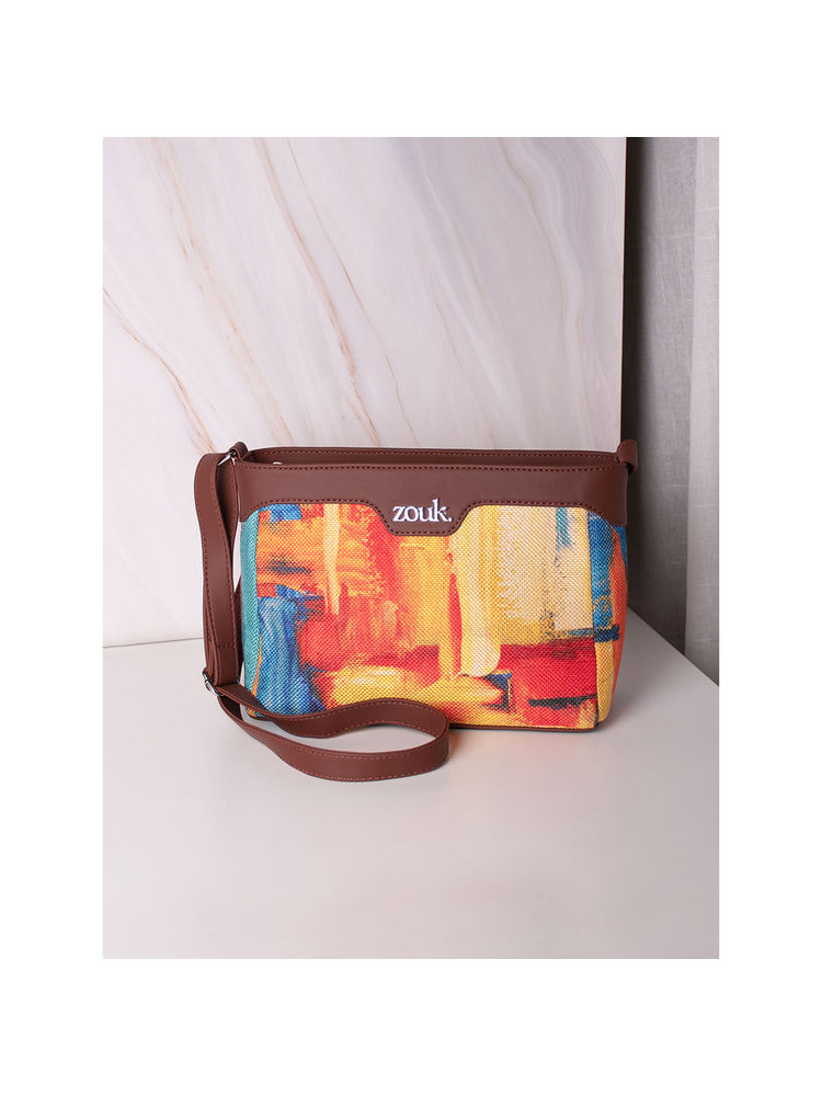 Zouk Abstract Amaze Harmony Sling Bag-image-45