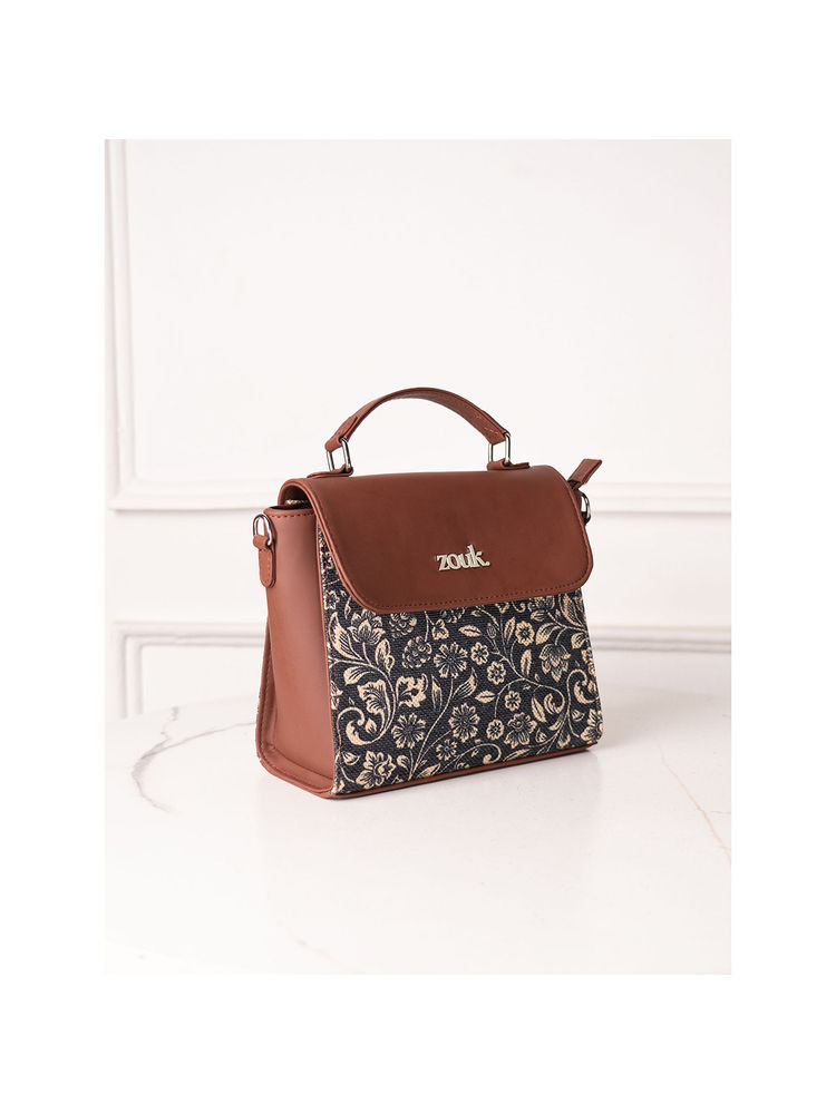 Zouk Flo motif Statement Sling Bag-image-42
