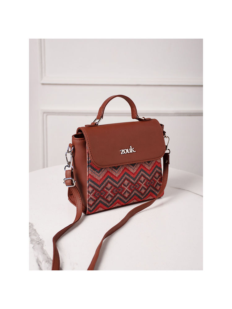Zouk Gwalior Weaves Statement Sling Bag-picture-11