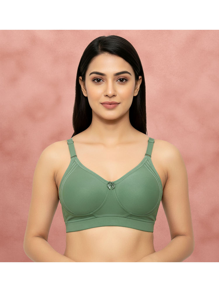Shyaway Susie Malachite Green Side Encircle Laminated Cup High Support Bra-image-14