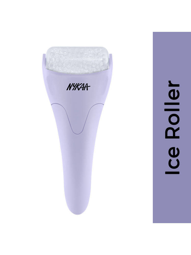 Nykaa Naturals Ice Roller - De-puffing, Face Toning & Cooling Massage Tool - Lavender