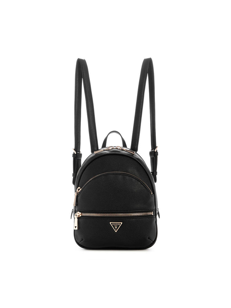 guess fashion Guess Black Solid Manhattan Backpack-picture-31