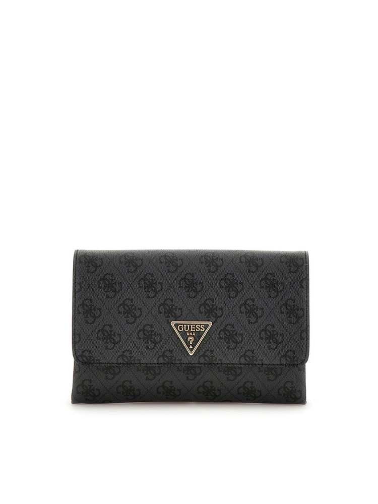 guess fashion Guess Coal Logo Printed Noelle Flap Organizer Crossbody Bag-picture-23