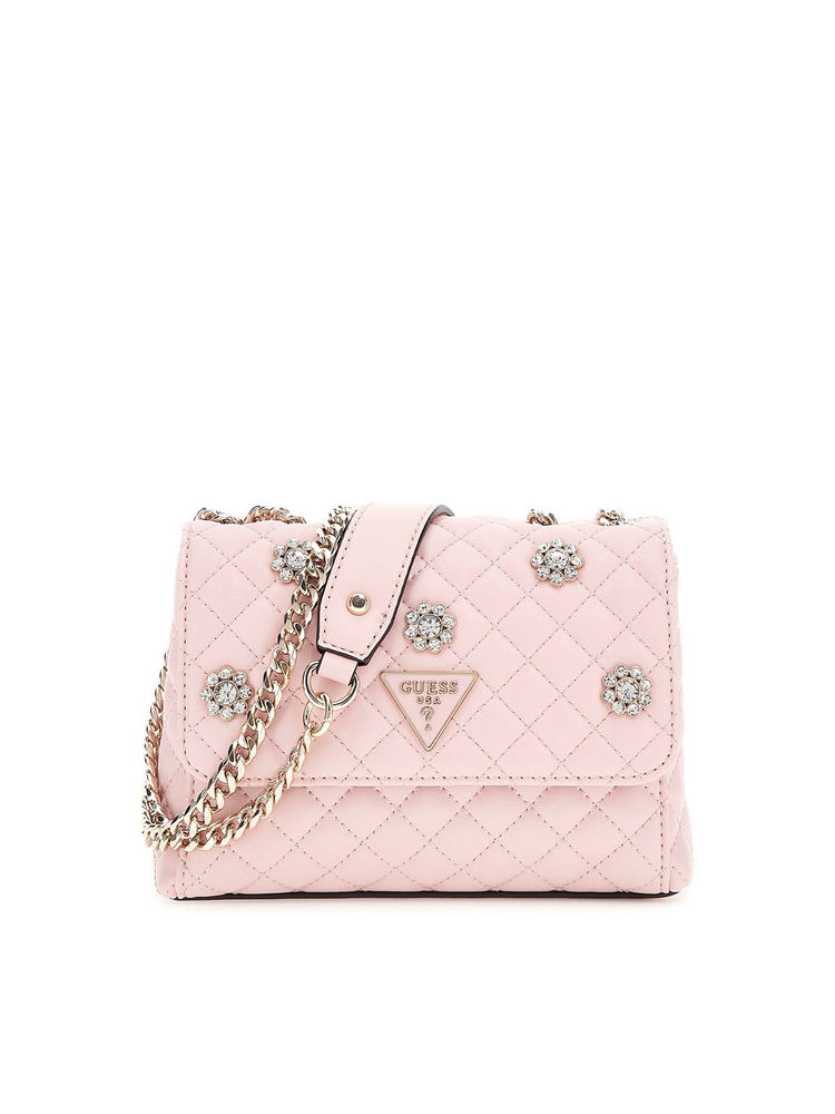 guess fashion Guess Rosewater Embellished Everlee Mini Convertible Crossbody Bag-picture-12