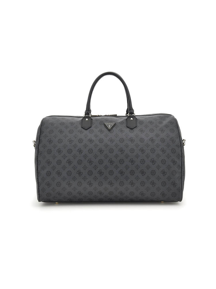 guess fashion Guess Charcoal Printed Wilder Weekender Duffle Bag with Detachable Strap-picture-24