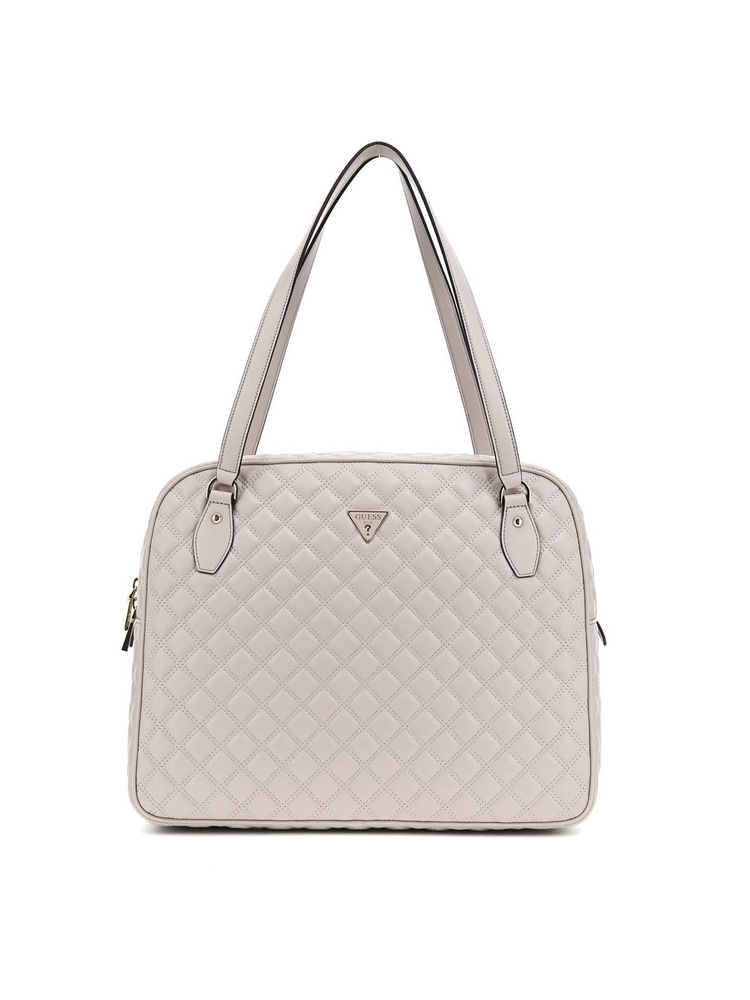 guess fashion Guess Beige Oak Solid Giully Travel Shoulder Bag-picture-26