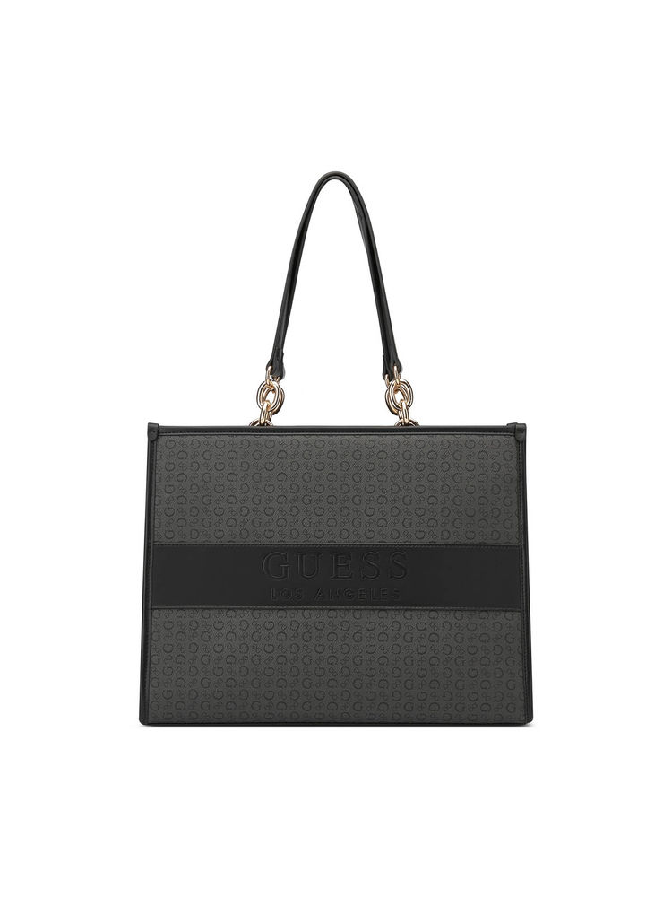 guess fashion Guess Coal Printed Devlon Carryall Tote Bag-picture-19