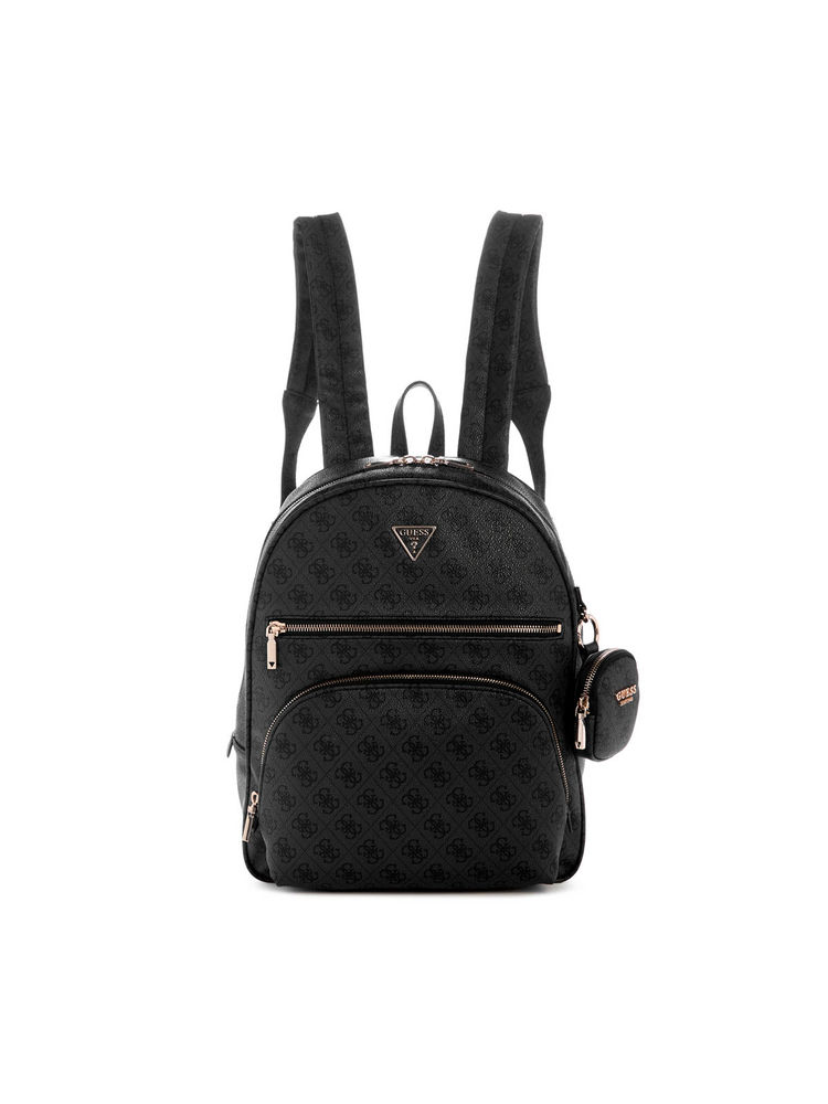guess fashion Guess Grey Logo Printed Power Play Tech Backpack with Attached Pouch (Set of 2) (L)-picture-13
